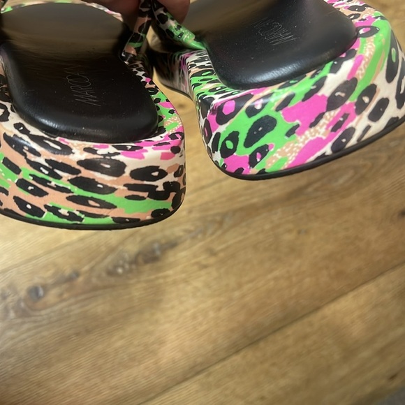 Marc Cain Animal Print Slides Size 38/7.5US - Picture 8 of 11
